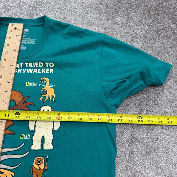 Disney Star Wars Things That Tried To Eat Luke Sky Walker T-Shirt Large Crew Tee - Picture 10 of 11
